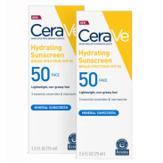 Cera Ve Hydrating Mineral Sunscreen SPF 50 Face Lotion