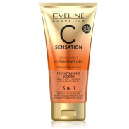 EVELINE C SENSATION CLEANSING GEL 10% VITAMIN C 3IN 1 150ml