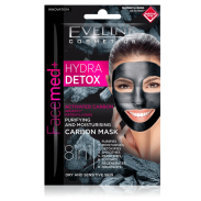 Eveline Hydra Detox – Purifying And Moisturising Carbon Mask – 2×5 ml