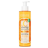 Eveline VITAMIN C ENERGY ORGANIC BOOSTER ORANGE PEACH PAPAYA CLEANSING MICELLAR GEL