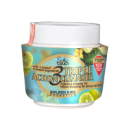 Golden Girl Triple Action Cleanser | Cucumber, Lemon & Almond | 75gm